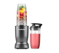 Nutribullet Turbo Blender en graphite - Puissant moteur de 1000 W et lame à extraction rapide - Mélange facilement des fruits congelés, des noix et de la glace - Avec tasse et couvercle de 700 ml et
