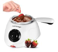 NutriChef Appareil Fondue Chocolat Électrique Anniversaire Buffet Desserts