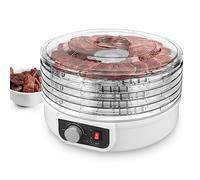 Nutrichef Déshydrateur Alimentaire 5 Niveaux | Déshydrateur pour Viande, Beef Jerky, Fruits, Légumes & Friandises pour Chiens | Circulation de Chaleur Haute Performance