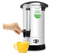 Nutrichef distributeur d'eau chaude, Bouilloire, Thermos électrique, Chauffage rapide, 8 litres, Verrouillage de sécurité, Acier inoxydable