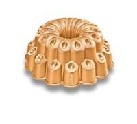NutriChef Marquise Moule à gâteau cannelé extra épais et anti-adhésif en aluminium avec 2 couches de revêtement anti-adhésif pour un démoulage plus facile, une cuisson uniforme et un brunissement