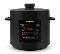 NutriChef Multicuiseur Électrique 6 L 1000 W - Autocuiseur avec 14 Programmes Préréglés, Cuiseur à Riz, Mijoteuse et Cuiseur Vapeur, Écran LCD, Minuterie, Maintien au Chaud, Cuve Antiadhésive