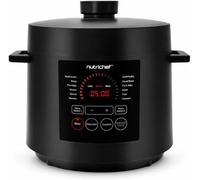 NutriChef Multicuiseur Électrique 6 L 1000 W - Autocuiseur avec 14 Programmes Préréglés, Cuiseur à Riz, Mijoteuse et Cuiseur Vapeur, Écran LCD, Minuterie, Maintien au Chaud, Cuve Antiadhésive