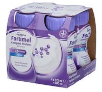 Fortimel Compact Protein 2.4kcal Saveur Neutre Complément Nutritionnel Dénutrition 4x125 ml