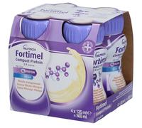 NUTRICIA Fortimel Compact Protein Saveur Pêche-Mangue Fluide 4x125 ml