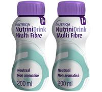 Nutricia Nutrinidrink Multi Fibre Non-aromatisé Solution(S) Buvable(S) 2x200 ml