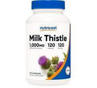 Nutricost Chardon-Marie 250 mg (Équivalent 1000 mg) - 120 Gélules Végétariennes | Extrait 4:1 | Complément Alimentaire | Sans OGM | Sans Gluten