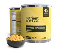 Nutrient Survival Mélange d'œufs en poudre de vitamine, fournitures de préparation lyophilisées et approvisionnement alimentaire d'urgence, 33 nutriments essentiels, sans gluten, durée de conservation