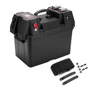 Nutriess 12V Batter Box Center Port USB Port avec voltmètre Pobite de Cigarette pour Le RV de remorque de Bateau