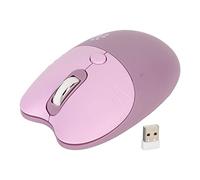 NutriEss 2.4G WIR ELESS Mone Chat Cat Mute Mute RECEPIR USB Portable 3 Niveaux DPI pour M3 PURTOPPORTPUL Put (Violet)