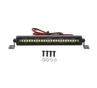 NutriEss Barre Lumineuse LED Ultra-Lumineuse pour Toit de Voiture RC 1/10, 25 LED, en Alliage d'aluminium, étanche et Durable, pour Accessoires de Voiture RC Axial SCX10