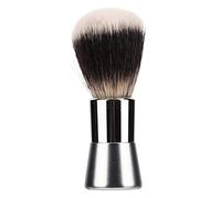 Nutriess Brosse à barbe pour homme en fibres de nylon polyvalentes avec poignée confortable, applicateur en mousse, taille voyage avec poignée en métal pour la maison et le salon