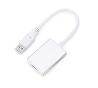Nutriess - câble convertisseur USB 3.0 vers HDMI, Adaptateur Graphique, boîtier métallique pour PC Portable, Prise en Charge de Sortie 1080P pour écrans de Moniteur