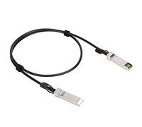 NutriEss Câble SFP vers SFP DAC Haute Performance 25 Gbit/s, Connexion directe en cuivre pour routeurs H3C, Pare-feu, Cartes réseau, émetteurs-récepteurs, PVC Noir, 1 mètre