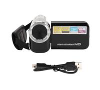NutriEss Caméra vidéo de caméscope, 16MP 1080p, Zoom numérique 16x, écran Rotatif de 2,0 Pouces, Anti-Shake, Port USB, Trou fileté de 1/4 Pouce, idéal pour l'utilisation du Voyage