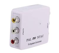 NutriEss Convertisseur PAL NTSC SECAM 1080P Adaptateur système vidéo TV Commutateur bidirectionnel pour Divertissement à Domicile et Usage Professionnel
