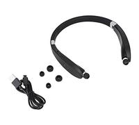 NutriEss Écouteur Bluetooth sans Fil Pliable SX991 avec Une Connexion Bluetooth sans Fil CSR5.0 Connexion CVC Noise Annulation pour Sport Gymnase Noir Blanc facultatif (Noir)