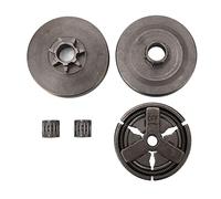 NutriEss Ensemble d'embrayage de la tronçonneuse en Aluminium pignon Alliage d'alliage à Tambour de Tambour Compatible avec 4500 5200 0 45 52 58s de tronçonneuses Chinoises