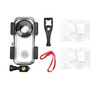 NutriEss Étui de boîtier d'atterrissage One X2 Camera protectrice de la caméra sous-Marine de Carter de plongée Coquille 40m 131ft Durabilité améliorée pour Les Aventures en Plein