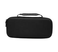 NutriEss Étui de Transport pour Console Portable 1 Coque Rigide avec Support pour Fente pour Cartes pour Sac de Rangement de Voyage Steam Deck Noir (Noir)