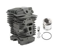 NutriEss Kit de Piston de Cylindre 38 mm Haute Performance Remplacement Direct Durable pour MS181 MS211 MS181C MS171 Réparation de Moteur de tronçonneuse Day Die Aluminium