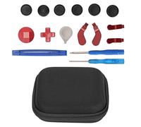 Nutriess Kit de remplacement d'accessoires pour contrôleur 13 en 1, pièces métalliques de haute qualité avec joysticks texturés pour contrôleur de jeu Xb ox One Elite Series 2