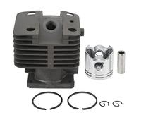 NutriEss Kit de Segments de Piston de Cylindre de 35 mm, pièces de Rechange durables et Hautes Performances pour débrousilleuse FS120, Construction en Acier et Fer, Installation Facile