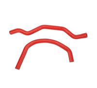 NutriEss Kit de Tuyau de Liquide de Refroidissement du radiateur Tuyau d'eau à Haute température en Silicone pour yfz350 Banshee 350 ATV 1987 à 2006 Pièces de Remplacement 2 Pack (Rouge)
