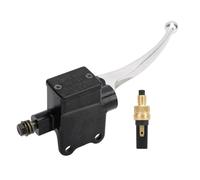 NutriEss Levier d'embrayage de maître-cylindre de frein droit noir, remplacement en métal robuste pour scooter PX 125 200 Star Stella LML 4T, accessoires de moto