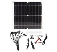 NutriEss Panneau Solaire 20 W 18 V en Silicium monocristallin Double Port de Sortie USB DC5521 Module d'énergie de Chargeur de Source d'alimentation extérieure Portable pour téléphone