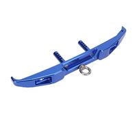 NutriEss Pare-Chocs arrière en métal RC avec Crochet de remorquage en Aluminium de Haute qualité Protection Durable pour Les véhicules à télécommande SCX6 JLU 4WD 1/6 (Bleu)
