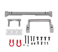 NutriEss Pare-Chocs Avant en métal RC, Barre Anti-Collision en Alliage d'aluminium Haute résistance pour Voiture sur chenilles MN999 SCX10 AXIAL 1/10, Accessoires de Mise à Niveau (Tu Colore)