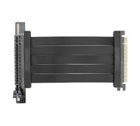 NutriEss PCIe 4.0 x16 Extender Angle Droit 26 Go/s 5,9 Pouces Câble d'extension GPU plaqué Or à l'or pour RTX3090 RTX3080TI RTX3080
