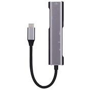 Nutriess QT05 Type C à HD Interface multimédia Interface USB 3.0 Hub Speed Speed Transmission 5 in 1 Hub pour Ordinateur
