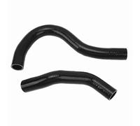 NutriEss Radiateur Recondatant Tyau de Silicone Chaleur Haute résistance Bonnes Performances d'étanchéité Remplacement des Performances pour EP3 SI Sir Type R K20 2002 à 2005 2 PCS (Schwarz)