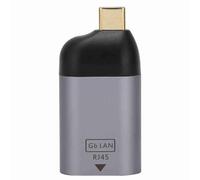 NutriEss RJ45 to Type-C Gigabit Adapter RJ45 LAN Adapter Computer for Pro/XPS