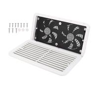 NutriEss RV côté ventilateur de ventilation 350 x 186 mm DC12V 4.8W Ventilation à double air pour caravane de remorque de camping-car
