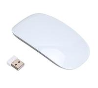 NutriEss Souris sans Fil légère, Ultra Fine, 2,4 GHz, silencieuse, défilement Tactile, économie d'énergie, pour Ordinateur Portable, Bureau, Maison, matériau ABS, Interface USB 2.0,