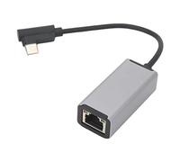 Nutriess USB C to RJ45 Ethernet Adapter 10Mbps to 100Mbps Type C Network Converter Stable Connection Gaming Accessory for Notebook Phone Tablet
