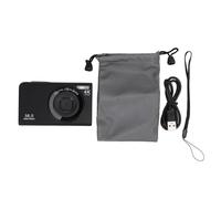 NUTRIESSS Digital Camera 56MP 4K AUTOFOCUS 16X Zoom Empêchez Le secouer de 2,4 Pouces Vlogging Vlogging Fill Light White Compact Rechargeable Video Photography (Black)