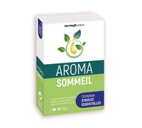 Nutriexpert - Aroma Sommeil - Complexe D'huiles Essentielles 100% Pures Et Naturelles - Cure De 30 J - 30 Gélules Végétales