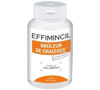 NUTRIEXPERT - Effimincil brûleur de graisses - Formule 100% végétale - Double action minceur - Cure de 30 j - 120 gélules végétales