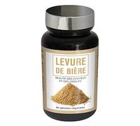 NUTRIEXPERT Levure de Bière, Résistance Et Beauté Des Ongles - Cheveux, Riche En Vitamines B, E, Zinc et Sélénium, Sans Gluten, Végan, 60 Gélules Végétales - Marque Française