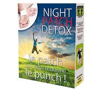 Nutriexpert • Night Patch Detox • Complément Detox • 100% naturel et sans aucun risque, Aide à éliminer impuretés et toxines • Extraits de plantes • Boite de 10 patchs • Cure flash