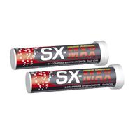 Nutriexpert - SX-MAX - Complément Alimentaire à Base de Bois Bandé, Ginseng, Éleuthérocoque et Vitamines - Pour une Meilleure Fonction Sexuelle Masculine - Arôme Orange - Lot de 2 produits