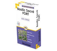 NUTRIGÉE - Basilic Sacré Fort - Équilibre - Anti-Stress - Bien-Être - Régule L'Humeur, Agit Contre Le Stress, Réduit La Fatigue - 2 Prises/Jour - 30 Comprimés - Programme 15 Jours - Fabriqué en France