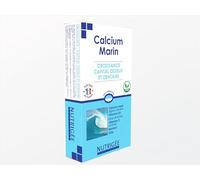 NUTRIGÉE - Calcium marin végan croissance et capital osseux - algue lithothamne, silice naturelle bambou ortie, vitamine c acérola bio - 30 comprimés - haute absorption - fabriqué en france
