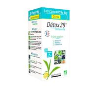 NUTRIGÉE - Détox 38 - Boisson Concentrée Bio - Triple Action - Drainage, Élimination et Purification - 30 Plantes Bio - Anti-Rétention d’Eau et Anti-Cellulite - Complément Liquide Naturel - 300 ml
