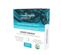 NUTRIGÉE Digest Haleine | Mauvaise Odeur Buccales & Digestion | Neutralise Senteur de la Bouche & Gaz Intestinaux | Papaye, Fenouil, Menthe, Anis, Persil, Champex® | 28 Comprimés | Fabriqué en France