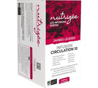 Nutrigee Infusion Circulation 10 Jambes Légères 30 sachets